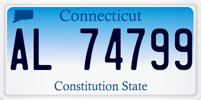 CT license plate AL74799