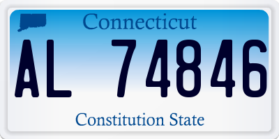 CT license plate AL74846