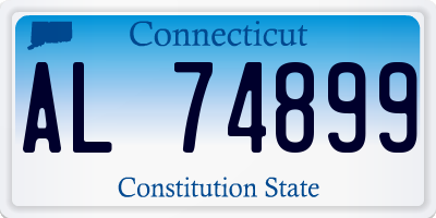 CT license plate AL74899