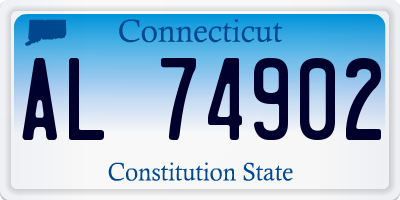 CT license plate AL74902