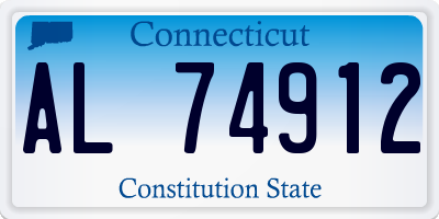 CT license plate AL74912