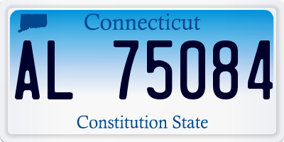 CT license plate AL75084