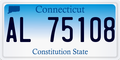 CT license plate AL75108