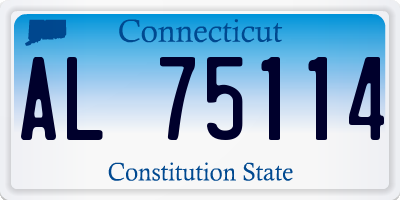 CT license plate AL75114