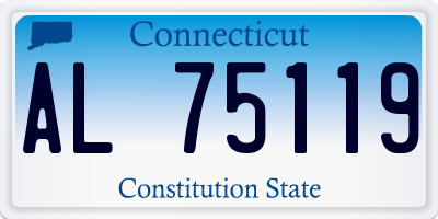 CT license plate AL75119