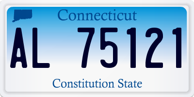 CT license plate AL75121