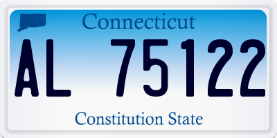 CT license plate AL75122