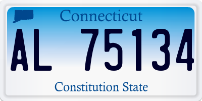CT license plate AL75134