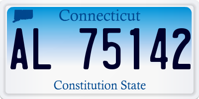 CT license plate AL75142