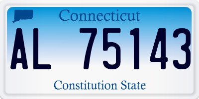 CT license plate AL75143