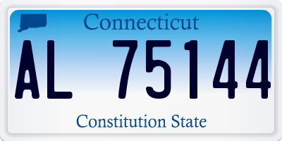 CT license plate AL75144