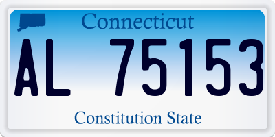 CT license plate AL75153