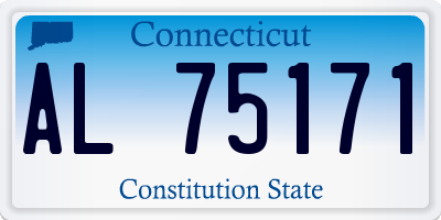 CT license plate AL75171