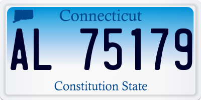 CT license plate AL75179