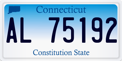 CT license plate AL75192