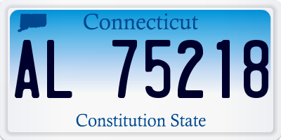CT license plate AL75218