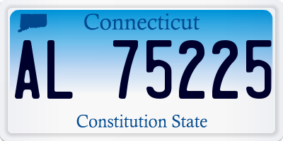 CT license plate AL75225