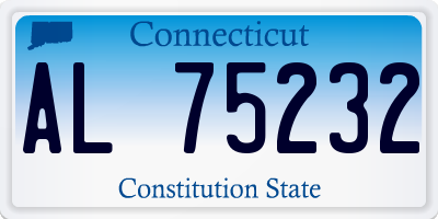 CT license plate AL75232