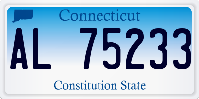 CT license plate AL75233