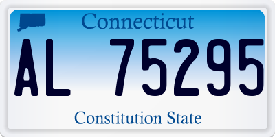 CT license plate AL75295