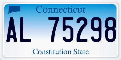 CT license plate AL75298