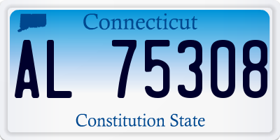 CT license plate AL75308