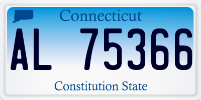 CT license plate AL75366