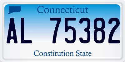 CT license plate AL75382