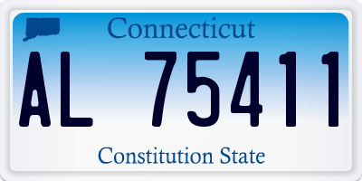 CT license plate AL75411