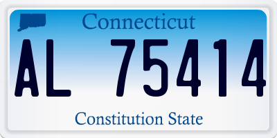 CT license plate AL75414