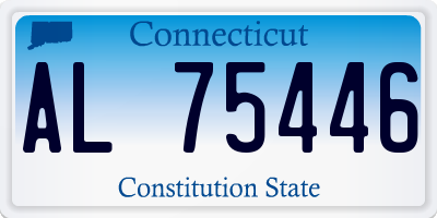 CT license plate AL75446