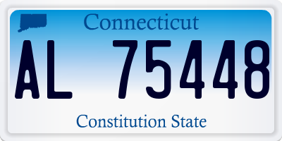 CT license plate AL75448