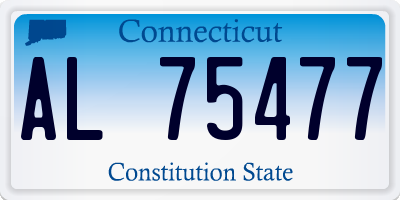 CT license plate AL75477