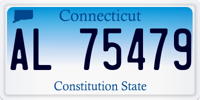 CT license plate AL75479