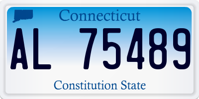 CT license plate AL75489
