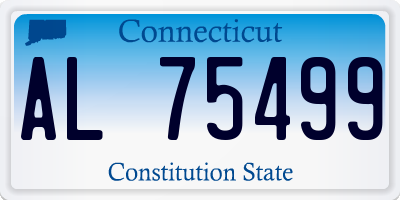 CT license plate AL75499