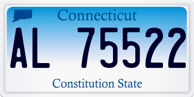 CT license plate AL75522