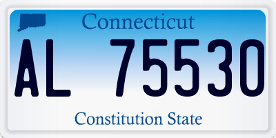 CT license plate AL75530