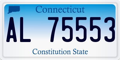 CT license plate AL75553
