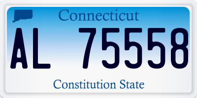 CT license plate AL75558