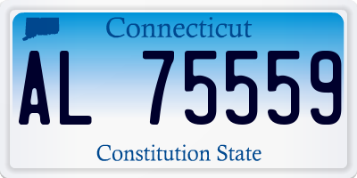 CT license plate AL75559