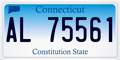 CT license plate AL75561