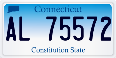 CT license plate AL75572