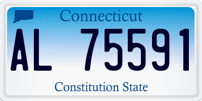 CT license plate AL75591