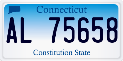 CT license plate AL75658
