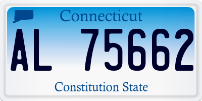 CT license plate AL75662