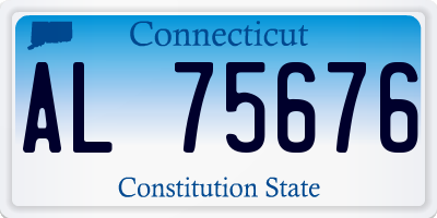 CT license plate AL75676