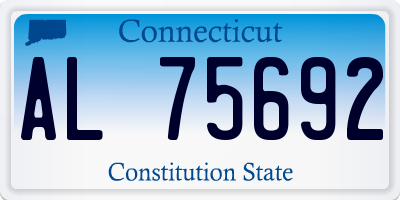 CT license plate AL75692