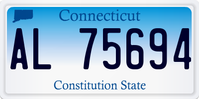 CT license plate AL75694