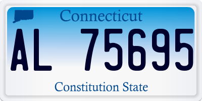 CT license plate AL75695